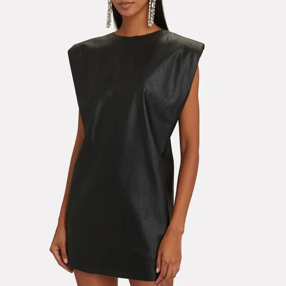 NONCHALANT IMOGEN MICRO MINI DRESS WITH STRUCTURED SHOULDERS - Picture 4 of 8